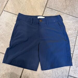 Abercrombie Kids Dark Blue Flat Front Shorts